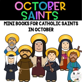 Preview of Catholic Saints October Mini Book