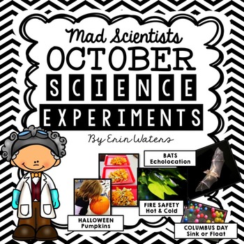 Preview of October Science Experiments & Activities