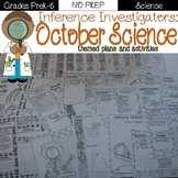 October Science STEM experiments and activities