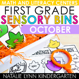 October Sensory Bins 1st Grade Fall Math and Literacy Cent