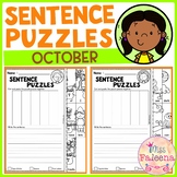 October Sentence Puzzles