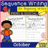 October Sequence Writing for Beginning Writers | Print & Digital