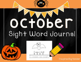 October Sight Word Journal-Print and Go!