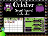 October SmartBoard Calendar