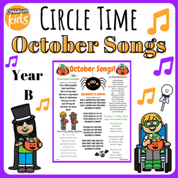 Preview of Songs For Toddlers Halloween