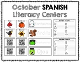 October Spanish Literacy Centers