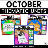 October Thematic Units | Spiders | Bats | Pumpkins