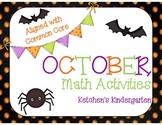 October Themed Math Centers