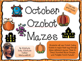 October Themed Ozobot Mazes