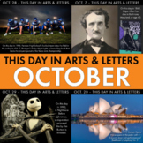 October “This Day in Arts & Letters” Calendar & Slide Set,