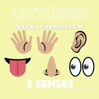 Preview of October Week 1: 5 Senses (Infant)