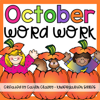 Preview of Word Work: October