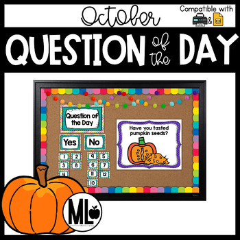 Preview of October Question of the Day-Printable&Digital