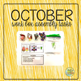 October Work Box Assembly Tasks