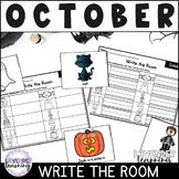 October Write the Room Activity - Halloween Write the Room