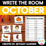 October Write-the-Room Classroom Activity + Fast Finisher Pages