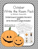 October Write the Room Pack