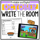 October Write the Room | Printable and Digital