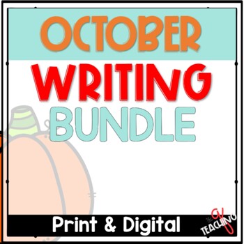 Preview of October Writing Lesson Activities 2nd 3rd Grade