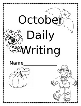Preview of October Writing