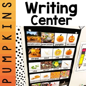 Preview of October Writing Center | Nonfiction Pictures | Real Pictures | Editable
