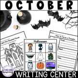 October Writing Center for Pre-K & Kindergarten - Hallowee