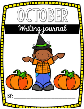 Preview of October Writing Journal
