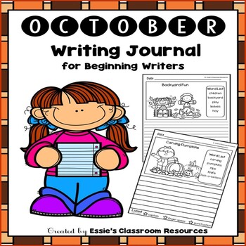 October Writing Journal by Essie's Classroom Resources - Esther Bobb