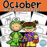 October Writing Pages Kindergarten, First Grade, Second Grade