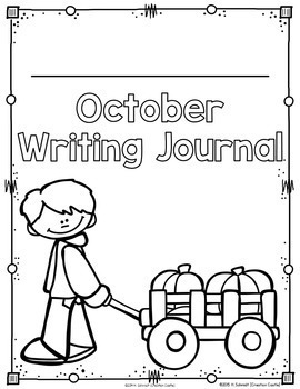 October Writing Picture Prompts for Fall Writing Center by Creation Castle