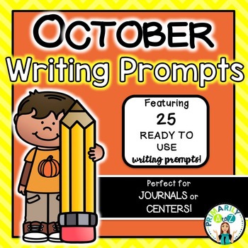 October Writing Prompts by Primarily A to Z | TPT