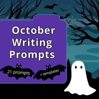 Preview of October Writing Prompts: Daily Writing Prompts For Grades 4 & 5