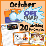 Halloween Writing Prompts Activities - October Fall Writin