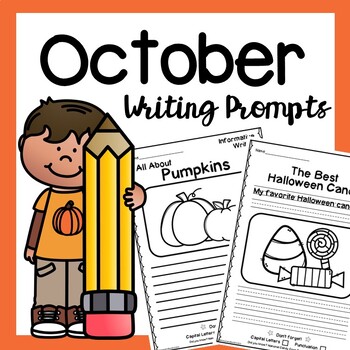 Preview of October Writing Prompts | October Fast Finishers