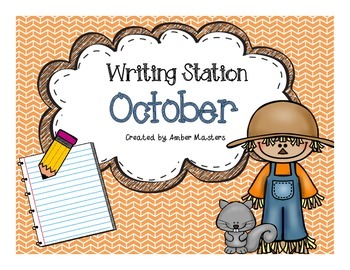 Preview of October Writing Station