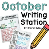 October Writing Station Activities