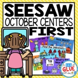 October and Halloween Seesaw Activities for First Grade