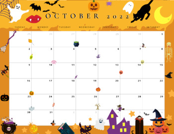 editable october calendar teaching resources teachers pay teachers