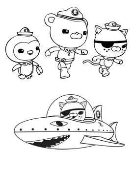 Octonauts Coloring Pages. Print Printable for Kids by KALIDPAGES