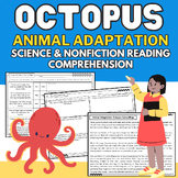 Octopus: Animal Adaptation Science & Nonfiction Reading Pa