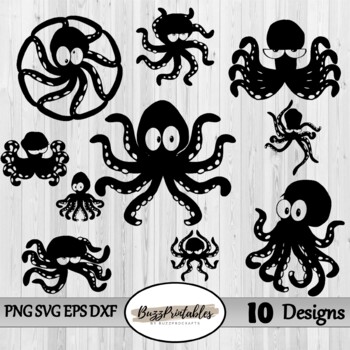 Download Octopus Digital Clipart Images Svg Png Graphics Personal Commercial Use