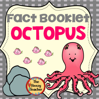 Preview of Octopus Fact Booklet | Nonfiction | Comprehension | Craft