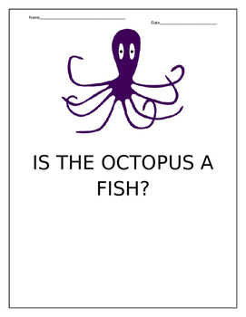 Preview of Octopus Facts