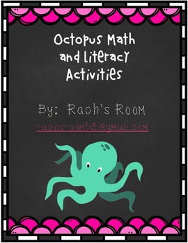Preview of Octopus Math and Literacy Activities
