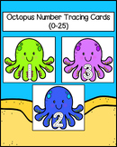 Octopus Number Tracing Cards (0-25)