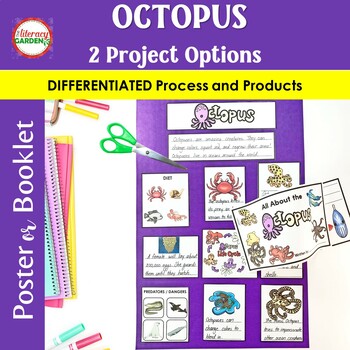 Preview of Octopus Ocean Animal Research Project