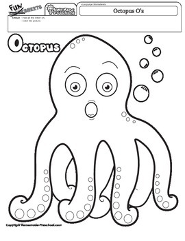 Octopus O's by Fantastic FUNsheets | TPT