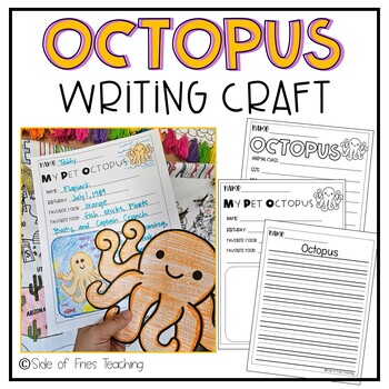 Preview of Octopus Writing Craft Prompts- Fictional and Nonfictional Writing