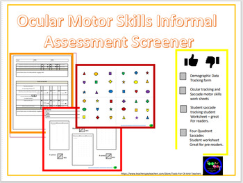 Preview of Ocular Motor Skills Occupational Therapy Screener revised