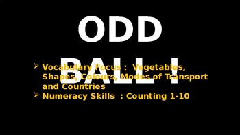 Preview of Odd Ball - Interactive slides ideal for remote learning or home schooling
